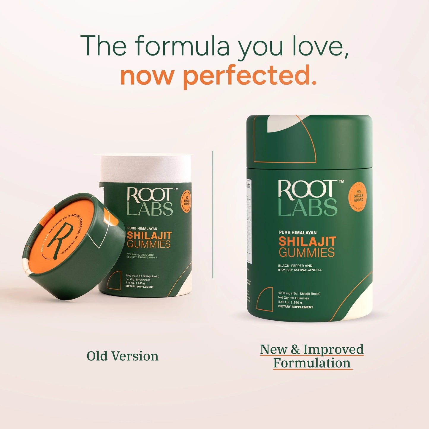 Root Labs 10-in-1 Alpha Shilajit Gummies | 4000 mg Pure Himalayan Shilajit, Tongkat Ali, Maca Root, 75% Fulvic Acid | ShilAbsorb Bioavailability Tech | Sugar-Free Vegan, 85+ Trace Minerals