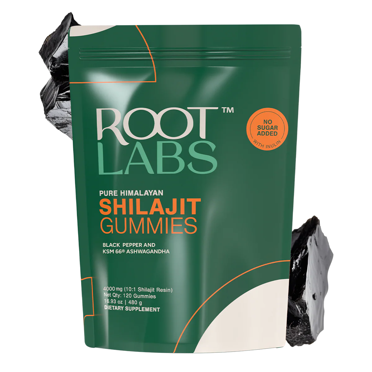 Root Labs 10-in-1 Alpha Shilajit Gummies | 4000 mg Pure Himalayan Shilajit, Tongkat Ali, Maca Root, 75% Fulvic Acid | ShilAbsorb Bioavailability Tech | Sugar-Free Vegan, 85+ Trace Minerals